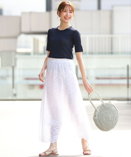 B:MING by BEAMS（ビーミングバイビームス）の「B:MING by BEAMS / サークル カゴバッグ 21SS（かごバッグ・レディース・ミント/ホワイト系その他/キャメル・ONE SIZE）」の6枚目の写真