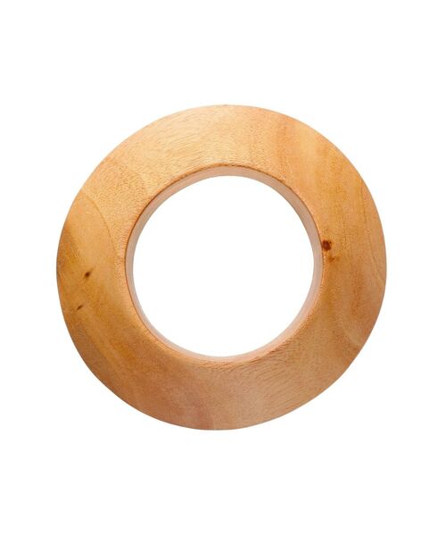 Ungrid（アングリッド）の「ウッドデザインバングル（バングル/リストバンド・レディース・ベージュ・FREE）」の3枚目の写真