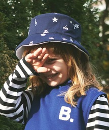 agnes b.（アニエスベー）の「JGP0 E CHAPEAU キッズ リバーシブルハット（ハット・キッズ）」