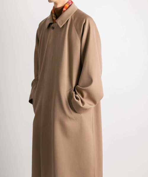 【URBS別注】NISHINOYA　高密ウールギャバジンCOAT URBS別注】NISHINOYA高密ウールギャバジンCOAT