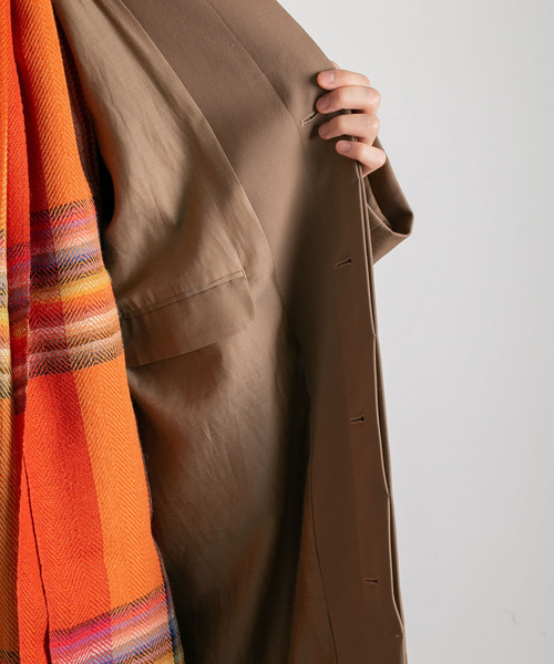 【URBS別注】NISHINOYA　高密ウールギャバジンCOAT URBS別注】NISHINOYA高密ウールギャバジンCOAT
