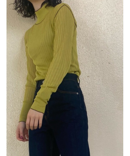 AZUL by moussy（アズールバイマウジー）の「COLOR DENIM TAPERED /カラーデニムテーパード（デニムパンツ・レディース・オフホワイト/ワンウォッシュ・LARGE/SMALL/MEDIUM/X-SMALL）」の17枚目の写真