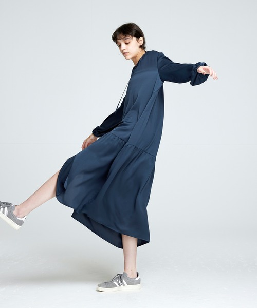 セール ネックリボンギャザーワンピース ワンピース Noise Maker ノイズメーカー のファッション通販 Zozotown