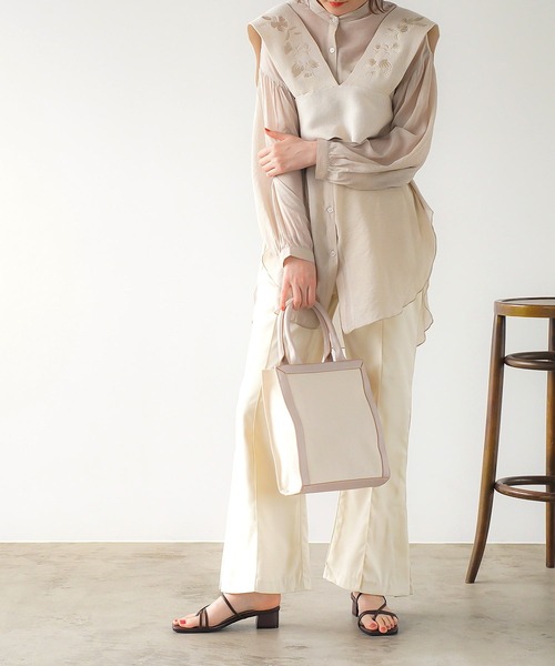 AmiAmi（アミアミ）の「華奢ストラップスクエアトゥトングサンダル（サンダル・レディース・ブラック/パイソン/ブラウン/グレイッシュベージュ/アイボリー/ピンク・L/LL/M/S）」の9枚目の写真