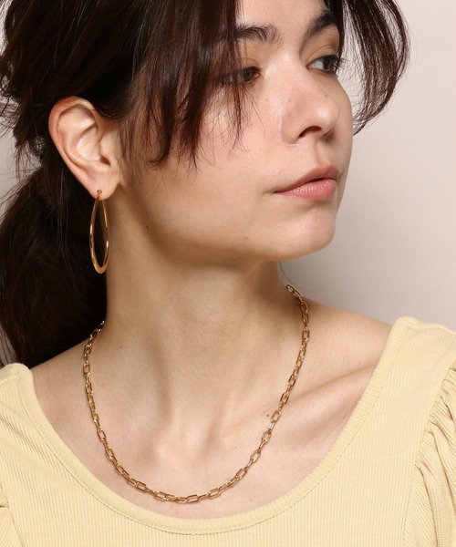 PAS TIERRA（パティエラ）の「[Chaine] ナガマルネックレス（ネックレス・レディース・シルバー/イエローゴールド・FREE）」の5枚目の写真