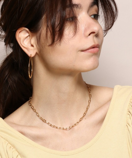 PAS TIERRA（パティエラ）の「[Chaine] ナガマルネックレス（ネックレス・レディース・シルバー/イエローゴールド・FREE）」の6枚目の写真