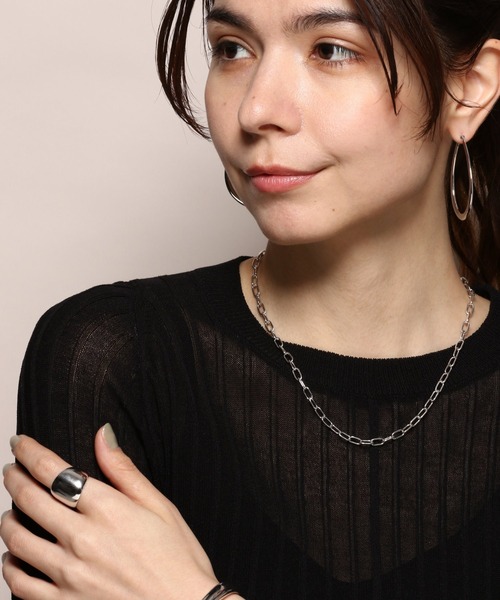 PAS TIERRA（パティエラ）の「[Chaine] ナガマルネックレス（ネックレス・レディース・シルバー/イエローゴールド・FREE）」の9枚目の写真