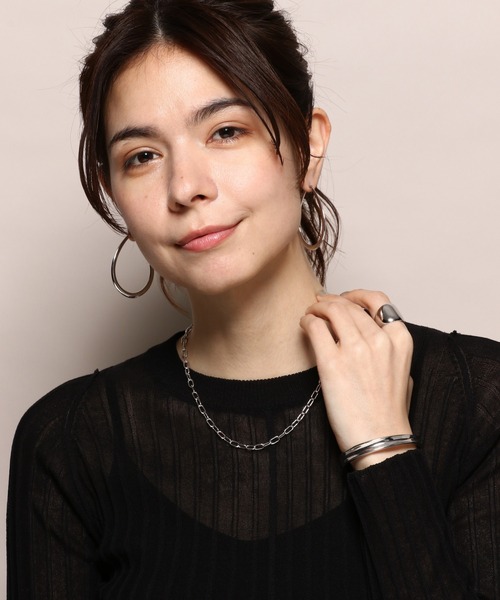 PAS TIERRA（パティエラ）の「[Chaine] ナガマルネックレス（ネックレス・レディース・シルバー/イエローゴールド・FREE）」の10枚目の写真