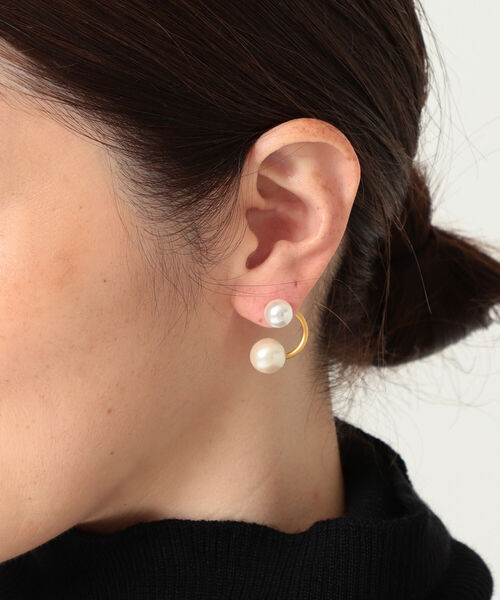 jour couture / quarter パール ピアス