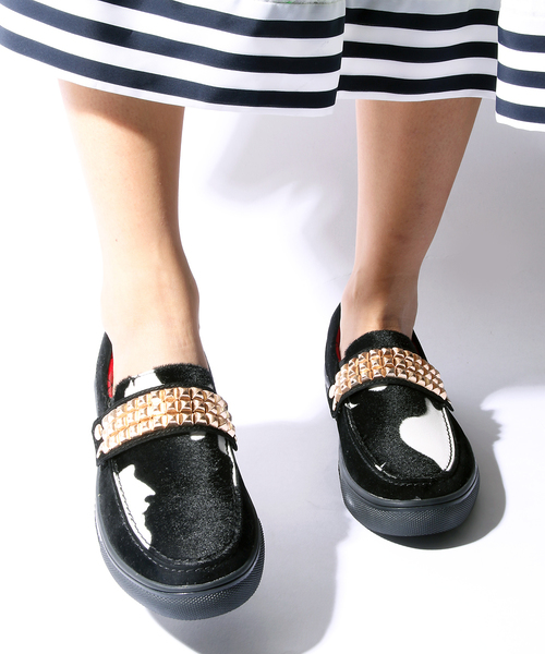 MARQUI(マルキ)の「MARQUI マルキ / TOY SHOES 4WAY スリッポン トイシューズ スニーカー(スリッポン・レディース・ブラック系その他/ベージュ/ワイン・24.0cm/23.5cm/23.0cm/24.5cm)」の2枚目の写真