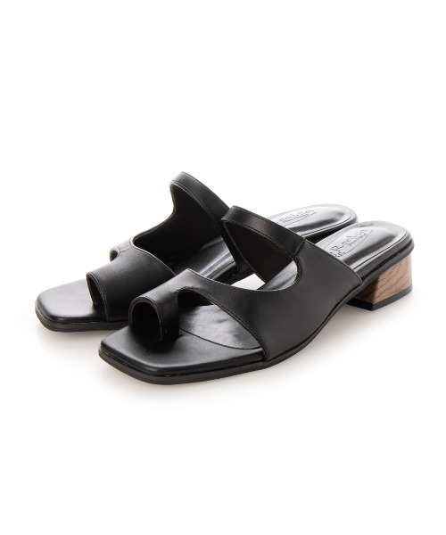 Realta（レアルタ）の「Realta(レアルタ) ヒールアップデザインカットトング サンダル（サンダル・レディース・ブラック/ホワイト/パイソン・M/S/L/LL）」の7枚目の写真