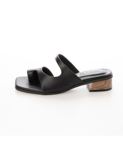 Realta（レアルタ）の「Realta(レアルタ) ヒールアップデザインカットトング サンダル（サンダル・レディース・ブラック/ホワイト/パイソン・M/S/L/LL）」の13枚目の写真