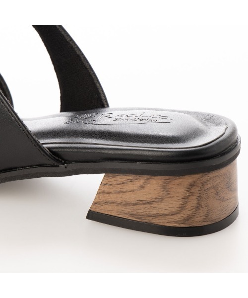 Realta（レアルタ）の「Realta(レアルタ) ヒールアップデザインカットトング サンダル（サンダル・レディース・ブラック/ホワイト/パイソン・M/S/L/LL）」の22枚目の写真