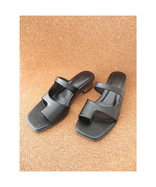 Realta（レアルタ）の「Realta(レアルタ) ヒールアップデザインカットトング サンダル（サンダル・レディース・ブラック/ホワイト/パイソン・M/S/L/LL）」の12枚目の写真