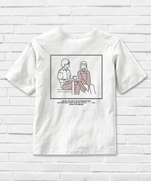 刺繍 プリント半袖Tシャツ カットソー キッズ