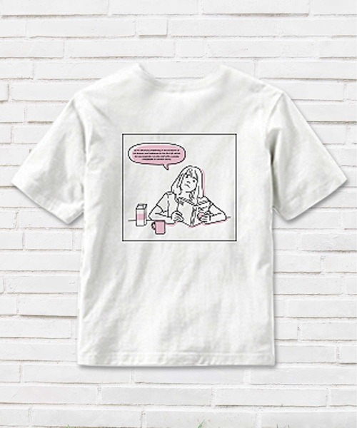 THE CASUAL（カジュアル）の「刺繍 プリント半袖Tシャツ カットソー キッズ（Tシャツ/カットソー・キッズ・ブラック系4/ホワイト系1/ホワイト系2/カーキ系/ブラック系3/ベージュ系/ブラック系2/ブルー系/ブラック系1/ベージュ系1/ブルー系2/ベージュ系3/ブルー系1/ホワイト系3/カーキ系1/ホワイト系/ブラック系/ベージュ系4/ホワイト系4/ベージュ系2・110cm/130cm/150cm/120cm/140cm/160cm）」の4枚目の写真