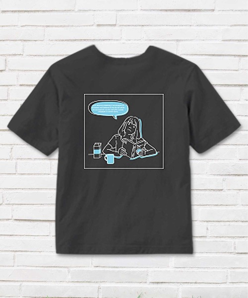THE CASUAL（カジュアル）の「刺繍 プリント半袖Tシャツ カットソー キッズ（Tシャツ/カットソー・キッズ・ブラック系4/ホワイト系1/ホワイト系2/カーキ系/ブラック系3/ベージュ系/ブラック系2/ブルー系/ブラック系1/ベージュ系1/ブルー系2/ベージュ系3/ブルー系1/ホワイト系3/カーキ系1/ホワイト系/ブラック系/ベージュ系4/ホワイト系4/ベージュ系2・110cm/130cm/150cm/120cm/140cm/160cm）」の9枚目の写真