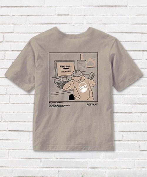 THE CASUAL（カジュアル）の「刺繍 プリント半袖Tシャツ カットソー キッズ（Tシャツ/カットソー・キッズ・ブラック系4/ホワイト系1/ホワイト系2/カーキ系/ブラック系3/ベージュ系/ブラック系2/ブルー系/ブラック系1/ベージュ系1/ブルー系2/ベージュ系3/ブルー系1/ホワイト系3/カーキ系1/ホワイト系/ブラック系/ベージュ系4/ホワイト系4/ベージュ系2・110cm/130cm/150cm/120cm/140cm/160cm）」の12枚目の写真