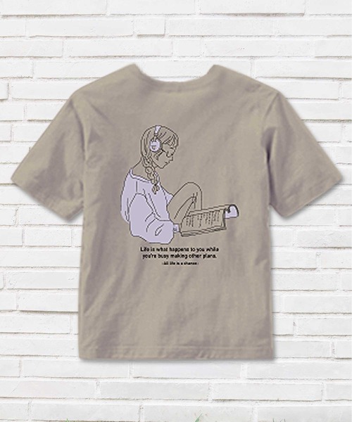 THE CASUAL（カジュアル）の「刺繍 プリント半袖Tシャツ カットソー キッズ（Tシャツ/カットソー・キッズ・ブラック系4/ホワイト系1/ホワイト系2/カーキ系/ブラック系3/ベージュ系/ブラック系2/ブルー系/ブラック系1/ベージュ系1/ブルー系2/ベージュ系3/ブルー系1/ホワイト系3/カーキ系1/ホワイト系/ブラック系/ベージュ系4/ホワイト系4/ベージュ系2・110cm/130cm/150cm/120cm/140cm/160cm）」の13枚目の写真