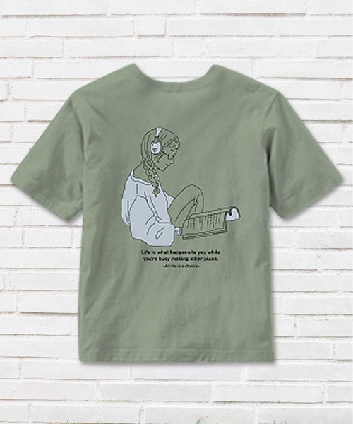 THE CASUAL（カジュアル）の「刺繍 プリント半袖Tシャツ カットソー キッズ（Tシャツ/カットソー・キッズ・ブラック系4/ホワイト系1/ホワイト系2/カーキ系/ブラック系3/ベージュ系/ブラック系2/ブルー系/ブラック系1/ベージュ系1/ブルー系2/ベージュ系3/ブルー系1/ホワイト系3/カーキ系1/ホワイト系/ブラック系/ベージュ系4/ホワイト系4/ベージュ系2・110cm/130cm/150cm/120cm/140cm/160cm）」の16枚目の写真