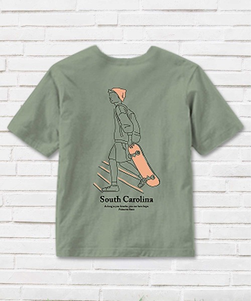 THE CASUAL（カジュアル）の「刺繍 プリント半袖Tシャツ カットソー キッズ（Tシャツ/カットソー・キッズ・ブラック系4/ホワイト系1/ホワイト系2/カーキ系/ブラック系3/ベージュ系/ブラック系2/ブルー系/ブラック系1/ベージュ系1/ブルー系2/ベージュ系3/ブルー系1/ホワイト系3/カーキ系1/ホワイト系/ブラック系/ベージュ系4/ホワイト系4/ベージュ系2・110cm/130cm/150cm/120cm/140cm/160cm）」の17枚目の写真