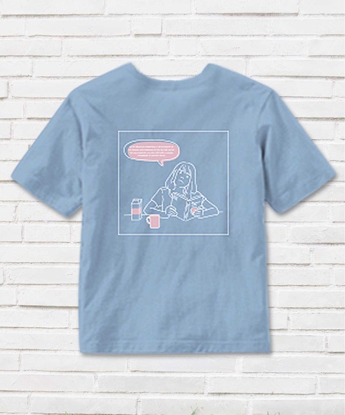 THE CASUAL（カジュアル）の「刺繍 プリント半袖Tシャツ カットソー キッズ（Tシャツ/カットソー・キッズ・ブラック系4/ホワイト系1/ホワイト系2/カーキ系/ブラック系3/ベージュ系/ブラック系2/ブルー系/ブラック系1/ベージュ系1/ブルー系2/ベージュ系3/ブルー系1/ホワイト系3/カーキ系1/ホワイト系/ブラック系/ベージュ系4/ホワイト系4/ベージュ系2・110cm/130cm/150cm/120cm/140cm/160cm）」の20枚目の写真