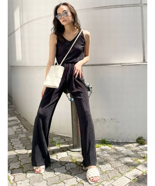 EMODA（エモダ）の「プリーツミニマルタンクトップ（タンクトップ・レディース・ブラック/ブルー/その他/その他1・FREE）」の9枚目の写真