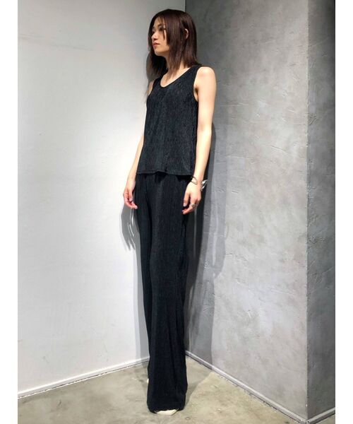 EMODA（エモダ）の「プリーツミニマルタンクトップ（タンクトップ・レディース・ブラック/ブルー/その他/その他1・FREE）」の12枚目の写真