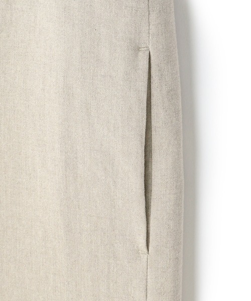 N.O.R.C(ノーク)の「リネンミックスロングジレ(ベスト・レディース・ブラック/ベージュ・S/M)」の13枚目の写真
