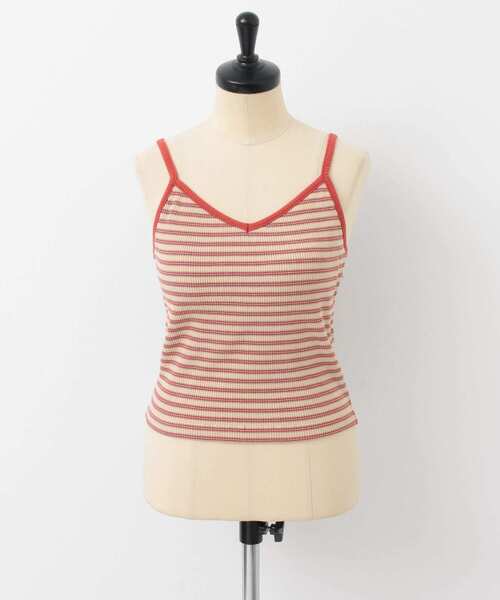 KBF（ケイビーエフ）の「ボーダークロップドキャミソール（キャミソール・レディース・グリーン系その他/ブラウン系その他/レッド系その他・36/38）」の11枚目の写真