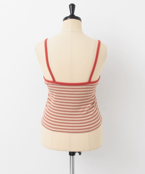 KBF（ケイビーエフ）の「ボーダークロップドキャミソール（キャミソール・レディース・グリーン系その他/ブラウン系その他/レッド系その他・36/38）」の13枚目の写真