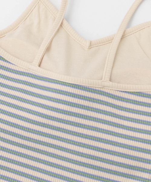 KBF（ケイビーエフ）の「ボーダークロップドキャミソール（キャミソール・レディース・グリーン系その他/ブラウン系その他/レッド系その他・36/38）」の21枚目の写真