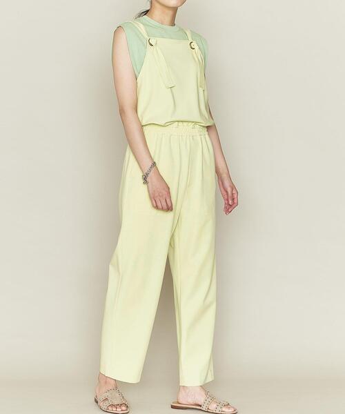 ASTRAET（アストラット）の「＜ASTRAET（アストラット）＞RY/PU サロペット（サロペット/オーバーオール・レディース・イエロー/ダークグレー・FREE）」の2枚目の写真