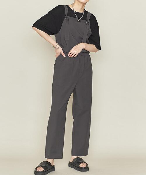 ASTRAET（アストラット）の「＜ASTRAET（アストラット）＞RY/PU サロペット（サロペット/オーバーオール・レディース・イエロー/ダークグレー・FREE）」の4枚目の写真