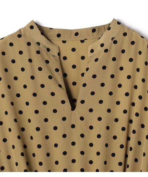 N.O.R.C by the line（ノークバイザライン）の「ドットワンピース（ワンピース・レディース・ベージュ・M/S）」の5枚目の写真