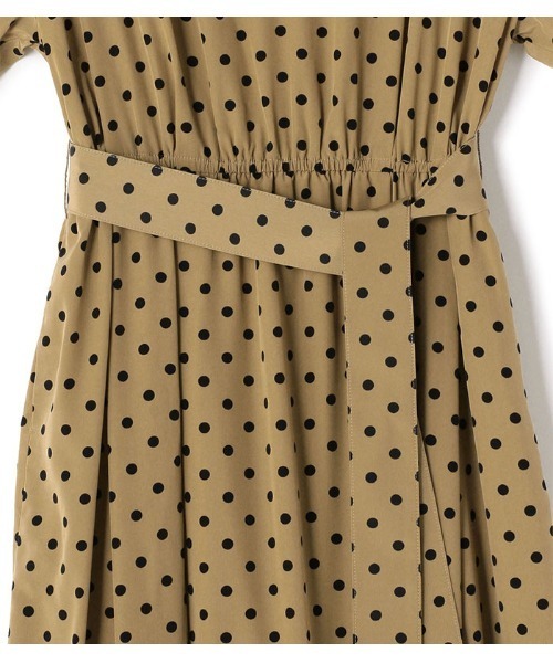 N.O.R.C by the line（ノークバイザライン）の「ドットワンピース（ワンピース・レディース・ベージュ・M/S）」の9枚目の写真