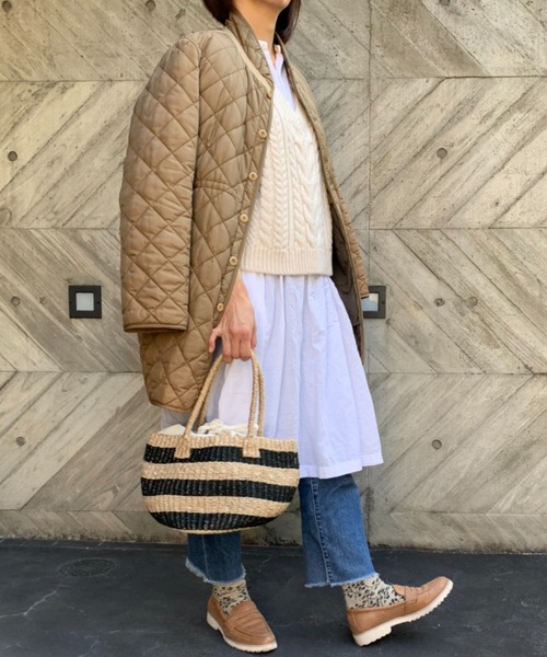 Via Demizon(ビアデミゾン)の「WEB限定 丸形カゴバッグ(かごバッグ・レディース・アイボリー/ブラック・フリー)」の22枚目の写真