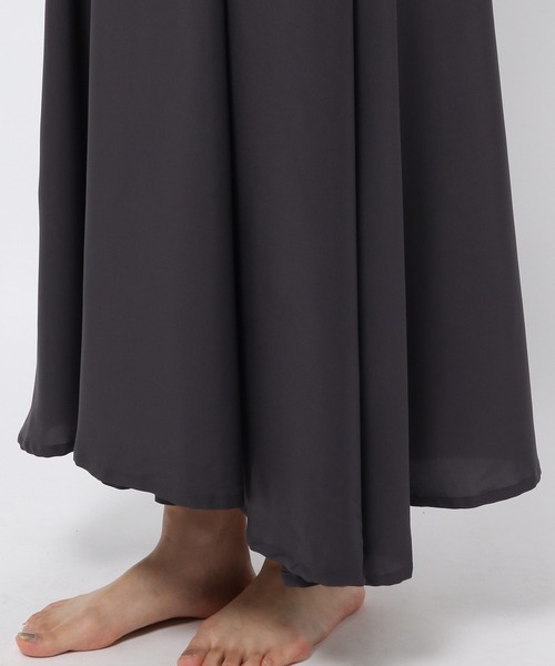 bijorie（ビジュリィ）の「【bijorie】カップつきワンピース／オーガニックコットンリブ（ワンピース・レディース・チャコール/ライトブラウン・LARGE/MEDIUM）」の11枚目の写真