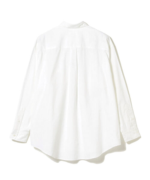 BeAMS DOT（ビームスドット）の「【WEB限定】BeAMS DOT / ボタンダウン オーバーシャツ（シャツ/ブラウス・メンズ・ホワイト/ブルー・MEDIUM/LARGE）」の14枚目の写真