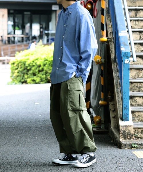 BeAMS DOT（ビームスドット）の「【WEB限定】BeAMS DOT / ボタンダウン オーバーシャツ（シャツ/ブラウス・メンズ・ホワイト/ブルー・MEDIUM/LARGE）」の17枚目の写真