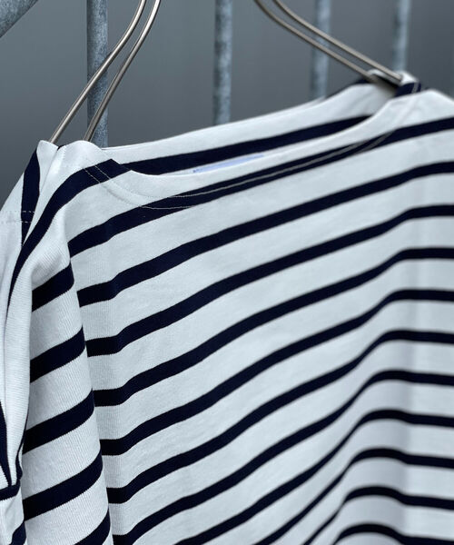 GLOSTER（グロスター）の「【WEB限定カラーあり】ビッグバスク ショートスリーブ（Tシャツ/カットソー・メンズ・ピンク/ホワイト系その他/ホワイト系その他2/レッド系その他2/ネイビー系・FREE）」の9枚目の写真