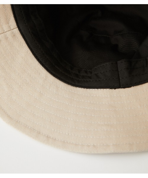 AZUL by moussy(アズールバイマウジー)の「WIDE BRIM BUCKET HAT/ワイドブリムバケットハット(ハット・レディース・ライトベージュ/ブラック・FREE)」の14枚目の写真