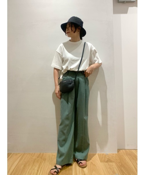 AZUL by moussy(アズールバイマウジー)の「WIDE BRIM BUCKET HAT/ワイドブリムバケットハット(ハット・レディース・ライトベージュ/ブラック・FREE)」の18枚目の写真