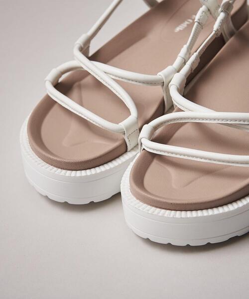 ODETTE E ODILE（オデットエオディール）の「OFC クロッシングチューブ サンダル35（サンダル・レディース・ブラック/ライトブルー/ホワイト・37/35/36）」の18枚目の写真