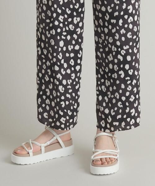 ODETTE E ODILE（オデットエオディール）の「OFC クロッシングチューブ サンダル35（サンダル・レディース・ブラック/ライトブルー/ホワイト・37/35/36）」の11枚目の写真