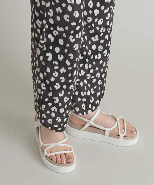 ODETTE E ODILE（オデットエオディール）の「OFC クロッシングチューブ サンダル35（サンダル・レディース・ブラック/ライトブルー/ホワイト・37/35/36）」の12枚目の写真