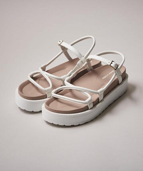 ODETTE E ODILE（オデットエオディール）の「OFC クロッシングチューブ サンダル35（サンダル・レディース・ブラック/ライトブルー/ホワイト・37/35/36）」の22枚目の写真