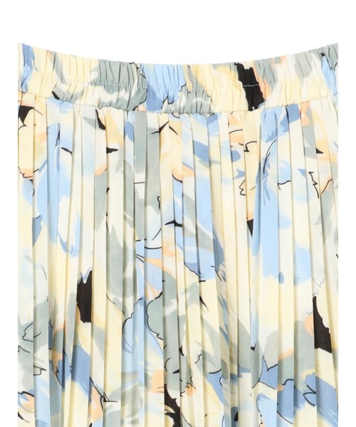 DURAS（デュラス）の「フラワー柄プリーツスカート（スカート・レディース・ライトパープル/イエロー・FREE）」の8枚目の写真