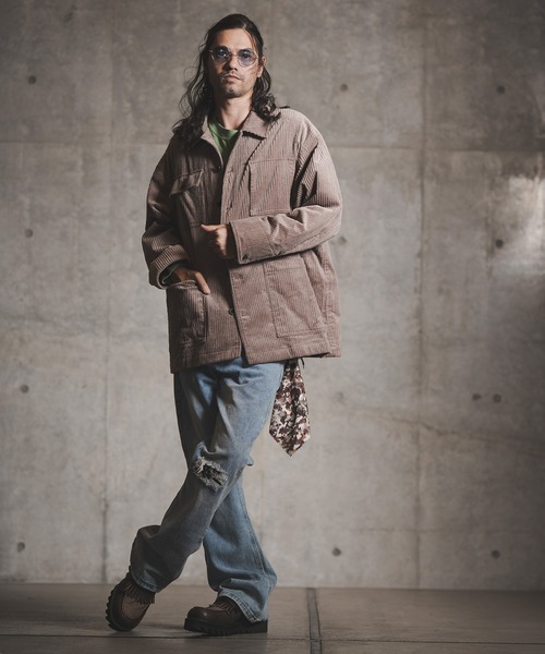 GLIMCLAP（グリムクラップ）の「mp9213-Processing denim semi-flared pants パンツ（デニムパンツ・メンズ・インディゴブルー・S/M/L）」の10枚目の写真