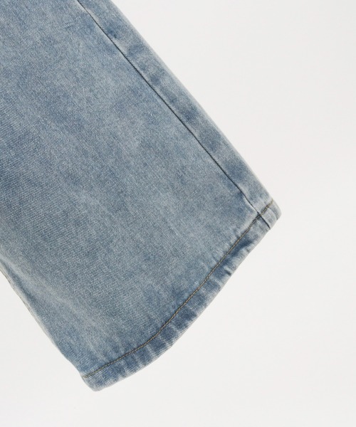 GLIMCLAP（グリムクラップ）の「mp9213-Processing denim semi-flared pants パンツ（デニムパンツ・メンズ・インディゴブルー・S/M/L）」の5枚目の写真